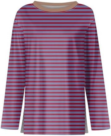 Women's Long Sleeve Tops Womens Tops Button Down Summer V Neck Shirts Dressy Fashion Print Clothes Fall Tees